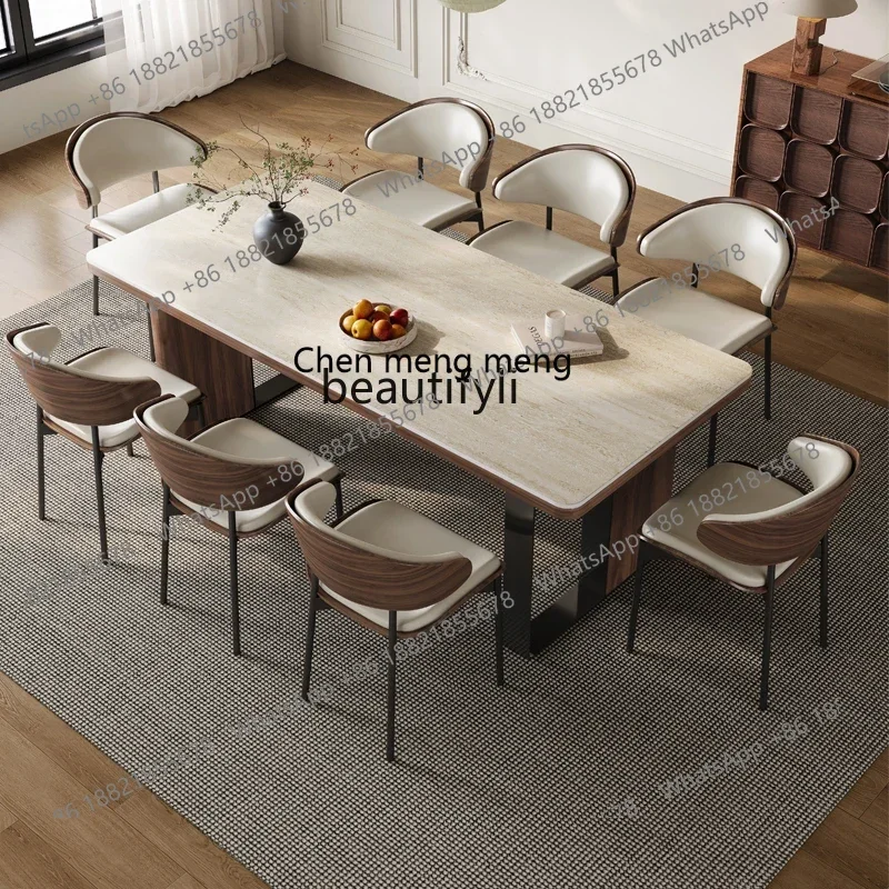 Travertine rock slab dining ta - đánh giá và giá Live Rock
