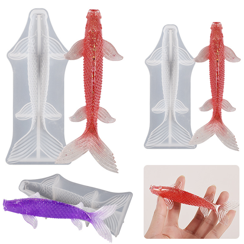3D Koi Fish Shaped Epoxy Resin - đánh giá và giá Marine Fish Tank