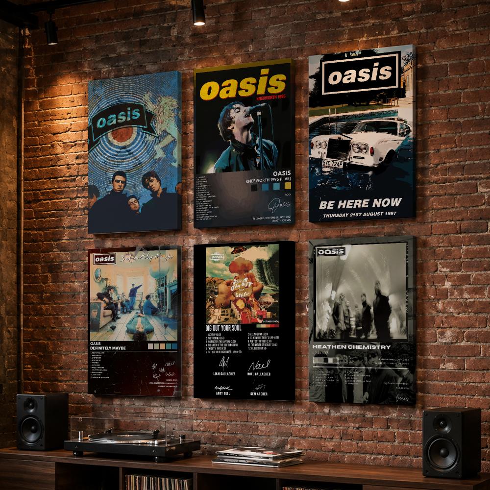 O-Oasis Rock Band Album Framed - đánh giá và giá Live Rock