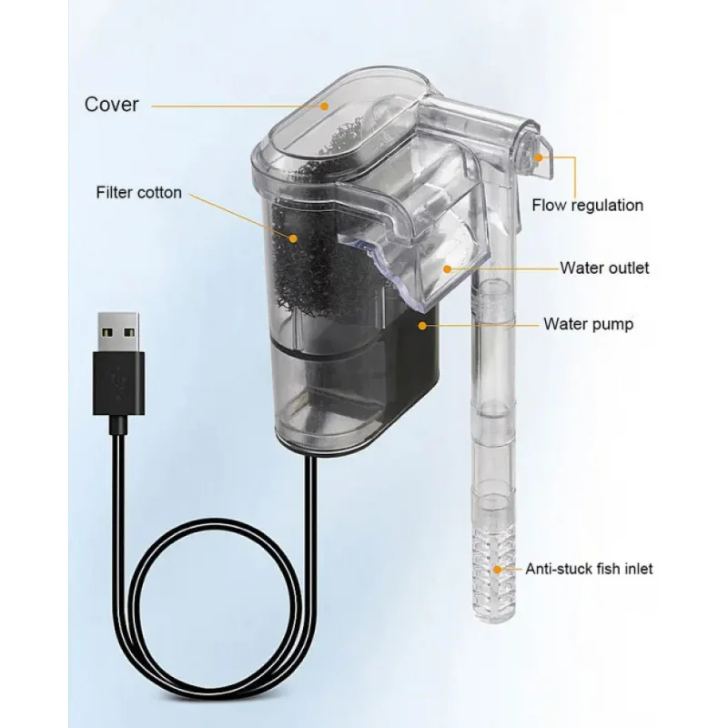 New Suspended Filter For Fish  - đánh giá và giá Reef Tank Filter